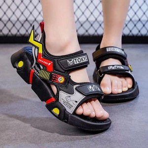 Tongs monobloc, nouvelles chaussures de plage d'été, chaussures tendance pour enfants et hommes, semelle souple, fonction antidérapante - Product Image 4