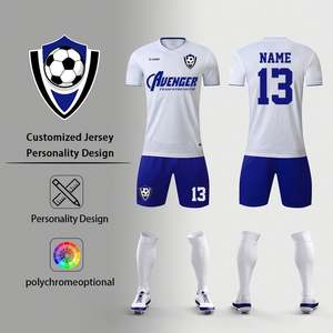 Seragam sepak bola polos oranye, seragam sepak bola pria dengan nomor Uniforme De sepak bola - Product Image 3