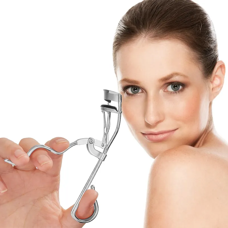 Stylish Design custom logo Eyelash Curlers Long-Lasting lash Curls with Pads for All Eye Shapes with an Easy Grip Handle