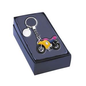 Custom <b>Logo</b> Keychain Metal and Soft PVC Colored Motorbike <b>Design</b> for Business Use - Product Image 2