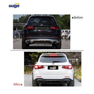 GUGO pour <span class=keywords><strong>Mercedes</strong></span>-Benz <span class=keywords><strong>GLC</strong></span> X253 2020-<span class=keywords><strong>2022</strong></span> Kit carrosserie de calandre avant Nouvelle mise à niveau <span class=keywords><strong>2022</strong></span> <span class=keywords><strong>GLC</strong></span> 63 AMG Pare-chocs avant arrière Pièces automobiles - Product Image 3