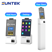 Kiosco de Autoservicio para Check-in y Check-out de Hotel SUNTEK, Terminal POS Inteligente de 15.6 Pulgadas para Integración con PMS