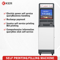 Kiosque de paiement en libre-service tactile 19 pouces avec lecteur de codes-barres, scanner QR, imprimante A4 et processeur Intel Core i3 – Meilleures ventes