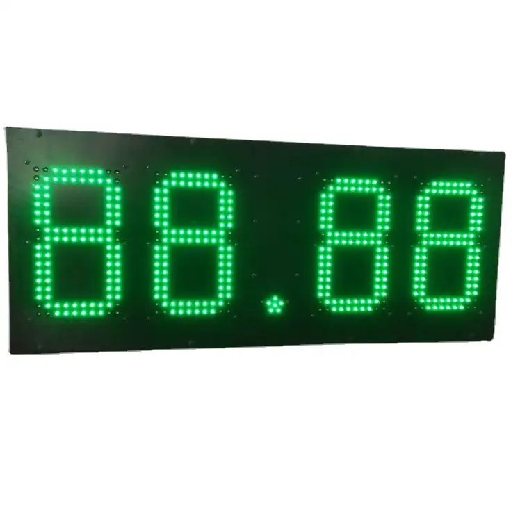 Hot Sale LED Gas Station Pylon Sign 7 Segment Electronic Billboard Board Regular 8.889 LED Gas Price Sign