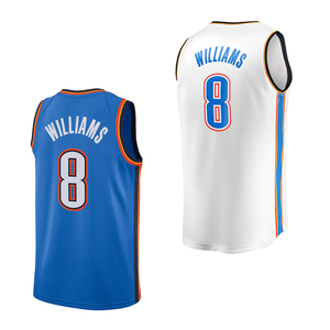 Oklahoma City para Hombre # Camiseta de Baloncesto de Jaylin Williams Número 6, Bordada, Uniforme Cosido, Edición Ciudad, Transpirable, Talla Grande - Product Image 5