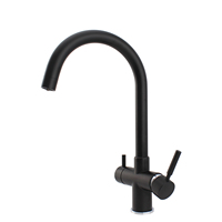4 en 1 Triple robinet pour robinet d'eau chaude froide filtrée pétillante rubinetti 4 vie