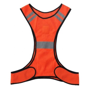 High Quality Running <strong>Bike</strong> Motorcycle <strong>Flashing</strong> Red Led Reflective Safety Green <strong>Vest</strong> - Product Image 2