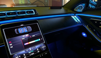 Lampu Ambient Berkualitas Tinggi Cocok untuk Mercedes-Benz S-Class (W223) 2021-2023, Ventilasi Udara Depan dan Belakang, Tweeter 4D Berputar