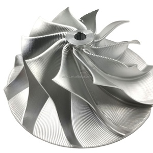 GTA4594 434335-0017 70.30/94.00mm <span class=keywords><strong>10</strong></span>+0 Lames Performance Turbo Fraisage/aluminium 2618/ Roue de compresseur en aluminium forgé pour C-12 <span class=keywords><strong>EURO</strong></span> - Product Image 2