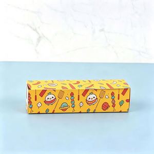 Boîte d'emballage alimentaire jetable écologique en carton ondulé pour corn dog, gaufres et bâtonnets, personnalisable, pour vente en gros - Product Image 4
