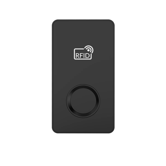 2-in-1 POS System Access Control Card Reader Low Power Consumption 13.56MHz USB RFID ABS Material 2-in-1 Fingerprint Card Reader