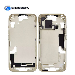 เคสโทรศัพท์มือถือ iPhone 15 รุ่นกรอบกลาง พร้อมปุ่มเปิดปิดและปุ่มปรับระดับเสียง ดีไซน์แบบมีแถบป้องกัน - Product Image 5