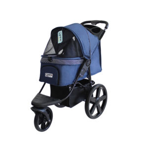 ओएम ओडम फैक्टरी थोक आउटडोर चलने फोल्डेबल तीन पहियों पालतू कुत्ते बिल्ली स्टलर पालतू जानवर ट्राली - Product Image 3