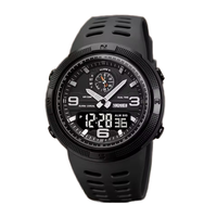 Jam Tangan Olahraga Pria Multifungsi SKMEI 1251 12/24 Jam LED Digital Tahan Air Kronograf Jam Tangan Mewah Fashion