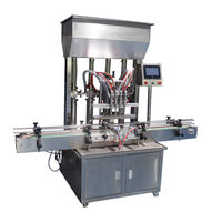 Machine de remplissage à piston à grande vitesse 304SS pour shampooing mayonnaise avec écran tactile 80 bouteilles/min