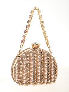 Factory Direct Women's Classic Diamond <b>Evening</b> Clutch Handbag One-Shoulder Crossbody Banquet Chain Magnetic Closure Fashionable - Product Image 2