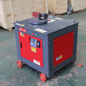 Máy uốn thép thanh hình tròn điện đa năng 4-28mm GF32, điều khiển CNC di động, máy uốn thép tấm - Product Image 1