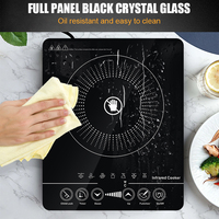 Cuisinière infrarouge ultra-mince, cuisinière à rayonnement pour cuisine, plaques de cuisson en céramique, cuisinière à capteur tactile, plaque de cuisson infrarouge pour grossiste
