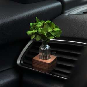 Penyebar ventilasi mobil bunga asli buatan tangan Hari Valentine/Ulang Tahun Aksesori dekorasi edisi terbatas tahan lama BPA - Product Image 4