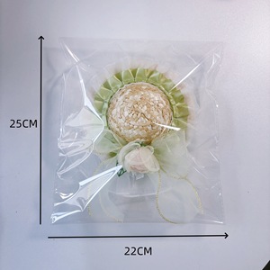 Nuevo Sombrero para Mascotas para Todas las Estaciones, Diseño Floral Dulce con Encaje, Sombrero <span class=keywords><strong>de</strong></span> Paja Tejida para Gatos y Perros - Product Image 4