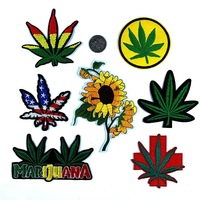 En gros West Cowboy Fleur Plante Animal Patch Brodé Fer sur Patchs Chapeaux Personnalisés Vêtements Patchs De Broderie