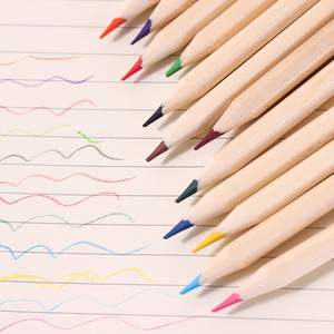 Juego de lápices de 12 colores con logotipo personalizado, lápices HB de dibujo de colores con caja de papel Kraft - Product Image 4