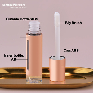Flacon vide de 7 ml pour fond de teint avec fenêtre et grand applicateur, emballage pour <span class=keywords><strong>blush</strong></span> liquide et gloss à lèvres - Product Image 4