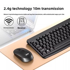 สำหรับ <span class=keywords><strong>ACER</strong></span> OAK110คีย์บอร์ดและ<span class=keywords><strong>เมาส์</strong></span><span class=keywords><strong>ไร้</strong></span><span class=keywords><strong>สาย</strong></span>1000dpi พร้อมปุ่มฟังก์ชั่นมัลติมีเดียสำหรับโฮมออฟฟิศแล็ปท็อป - Product Image 3