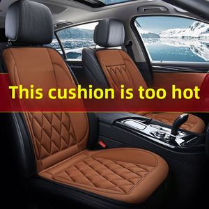 Car Heated Seat Cushion <b>Electric</b> <b>Heating</b> Polyester Material Universal Winter Model 12V/24V Seat <b>Pad</b> - Product Image 2