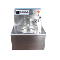 Multifunctionele tafelmodel chocolade smelt-/tempererings-/coatingmachine met capaciteit 8/15/30/60/100 kg/uur, 304 food grade roestvrij staal