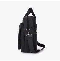 Prix d'usine sac de classement de documents sac de grande capacité pour ordinateur portable mallette en cuir véritable pour hommes