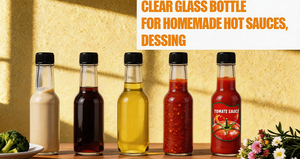 Botellas <span class=keywords><strong>de</strong></span> Vidrio Baratas <span class=keywords><strong>de</strong></span> 90ml, 150ml, 250ml para Salsas Picantes, Mini Botellas Vacías para Salsa <span class=keywords><strong>de</strong></span> Chile, Tomate y <span class=keywords><strong>Tabasco</strong></span> con Tapas <span class=keywords><strong>de</strong></span> Plástico - Product Image 6