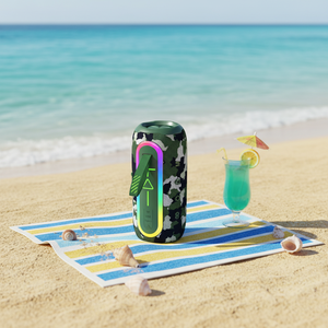 ลำโพงบลูทูธไร้สายพกพา RBG ราคาโรงงาน มินิ USB AUX RGB สำหรับใช้งานกลางแจ้ง วัสดุพลาสติก ใช้แบตเตอรี่ รองรับ <span class=keywords><strong>Spotify</strong></span> - Product Image 1