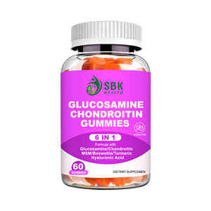 High Quality Glucosamine Chondroitin Gummies 60 Count Sugar Free Joint Support Dietary <b>Supplement</b> - Product Image 1