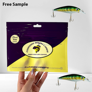 Sacs de matériel de pêche <span class=keywords><strong>leurre</strong></span> de pêche Empaques De Plastico Para Senuelos De Pesca sac d'appât à trois joints latéraux - Product Image 3