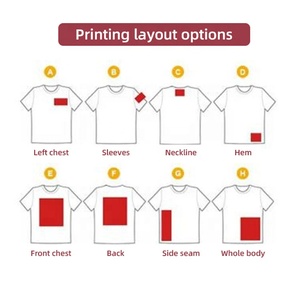 Custom Logo 300g Heavyweight Cotton Sanding T-Shirts 6 Solid Colors Short Sleeve Knitted with Silk Screen <strong>Printing</strong> - Product Image 4
