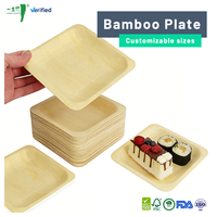 Fournisseur unique OEM ODM : Assiettes et couverts jetables en bambou 100 % naturels et biodégradables pour fêtes (vente en gros)