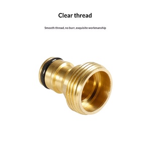 Raccord de <span class=keywords><strong>tuyau</strong></span> en laiton à filetage externe à 6 points, norme BS, pour <span class=keywords><strong>tuyau</strong></span> flexible AT51201, usage domestique et agricole, 3/4'' - Product Image 3