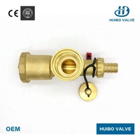 Vanne de purge et de vidange hydraulique automatique en laiton 1/2''-1'' pour système de chauffage par le sol moderne pour salle de bain