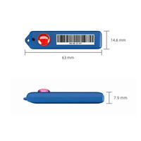 Système d'assortiment en entrepôt Pick-to-Light 868 MHz, étiquettes numériques multicolores pour étagères avec intégration WMS, étiquette PTL