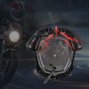 Phare <span class=keywords><strong>auxiliaire</strong></span> <span class=keywords><strong>de</strong></span> moto super lumineux à coque extérieure épaissie, facile à utiliser, longue durée <span class=keywords><strong>de</strong></span> <span class=keywords><strong>vie</strong></span>, 1,33 A - Product Image 4