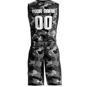 Uniformes de Baloncesto en Oferta, Conjuntos Deportivos Estampados, Nuevo Diseño, Tallas para Adultos, Logotipo/Color Personalizado al por Mayor, Transpirable - Product Image 6