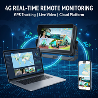 Système de gestion de flotte intelligent 10,1'' 5CH 1080P AI ADAS DMS avec 4G GPS WIFI pour camions, bus, engins miniers et machines lourdes