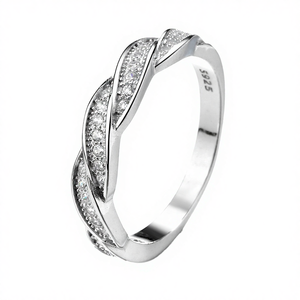 Luxury <b>Solid</b> 925 Sterling <b>Silver</b> 18K Gold Plated Zircon Gemstone Engagement Ring-Trendy Wedding & Anniversary Gift Jewelry - Product Image 3