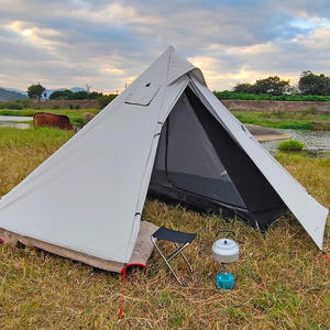 Tente pyramidale légère de 3,2 m pour le camping en solo, la chasse et la survie en plein air - Product Image 3