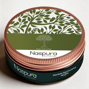 Traitement à la kératine au miel de <span class=keywords><strong>banane</strong></span> biologique professionnel Naspura 2-en-1 Masque réparateur pour cheveux - Product Image 4