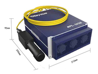 Raycus 20W 30W 50W 1064nm Fuente láser de fibra pulsada Q-switched con luz roja incorporada para marcado láser