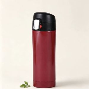 Vaso Térmico Minimalista Estilo Japonés de 450 ml, de Acero Inoxidable 304, con Tapa Abatible y Cierre a Presión, para Viaje, Regalo al por Mayor - Product Image 2