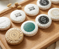Savon de toilette miniature jetable de haute qualité 12g avec logo personnalisé pour hôtel, lavage du corps et du visage, hydratant, glycérine naturelle, voyage