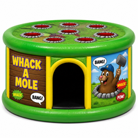 Juego Inflable Humano Wack a Mole - Material de PVC para Uso en Exteriores, Marca FUN BOUNCE